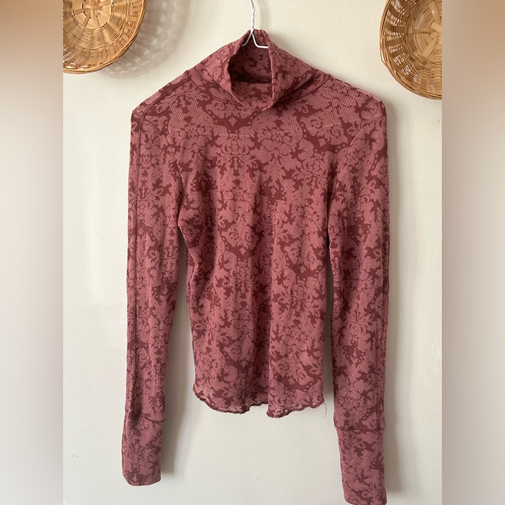 Free People long sleeve sheer shirt